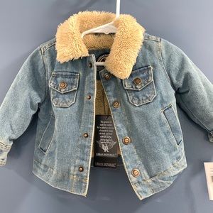 Urban Republic Fuzzy Jean Jacket